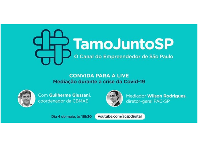 Notícia: #TamoJuntoSP: mediação durante a crise da covid-19