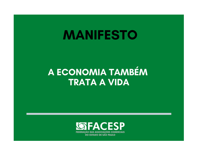 Notícia: Posição Facesp/ACSP: A economia também trata a vida