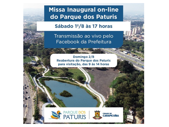 Notícia: Prefeitura de Carapicuíba entrega revitalização do Parque dos Paturis