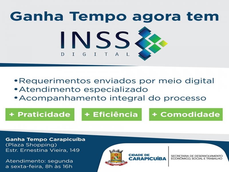 Notícia: INSS Digital no Ganha Tempo